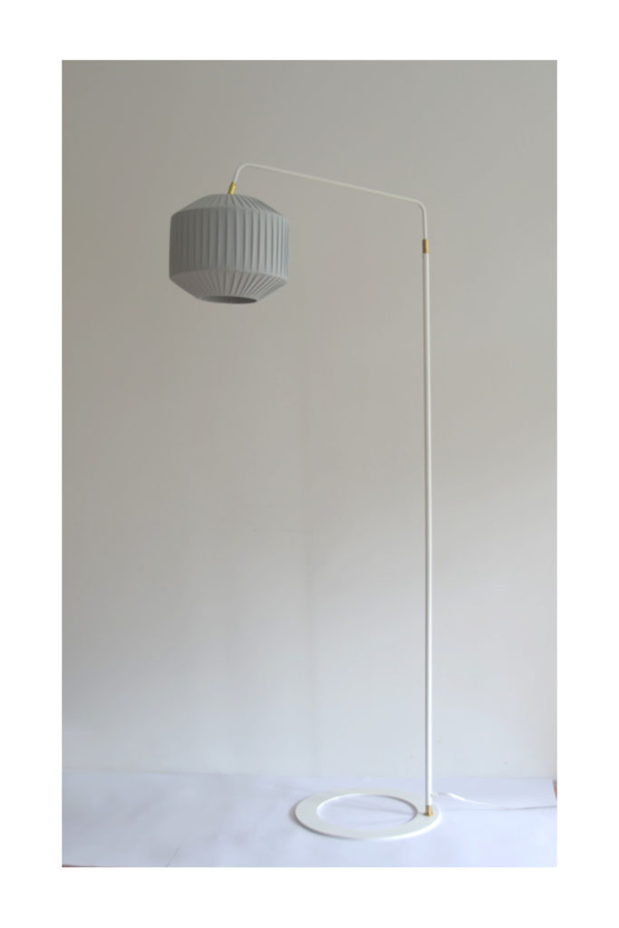 LAMPA BUBBLE SZARA